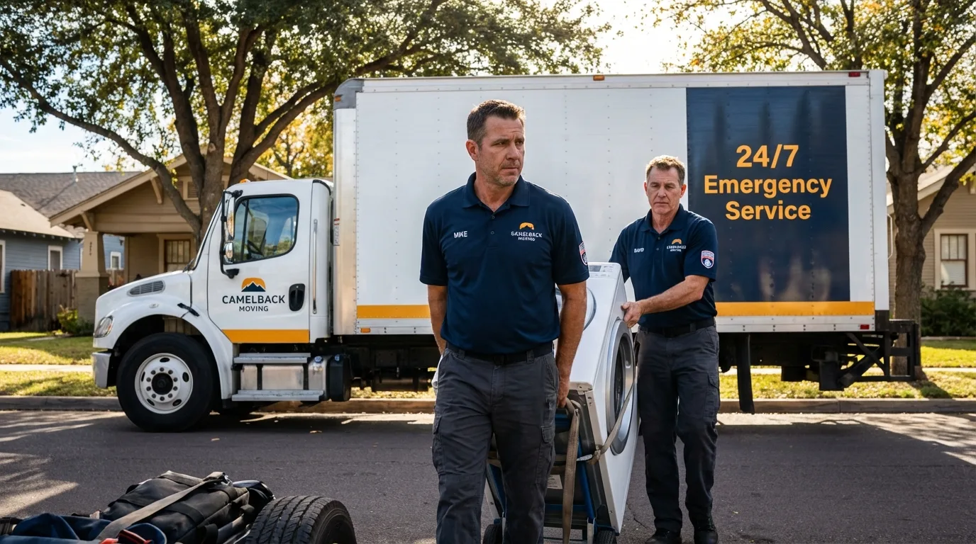 CamelBack Moving crew loading furniture in Saint Simons Island, GA